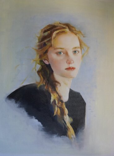Expecting by Qingzhu Lin, Painting for Sale on Singulart