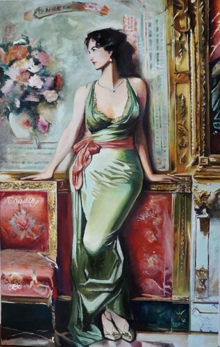 Fascinate di Qingzhu Lin, Pittura in vendita su Singulart