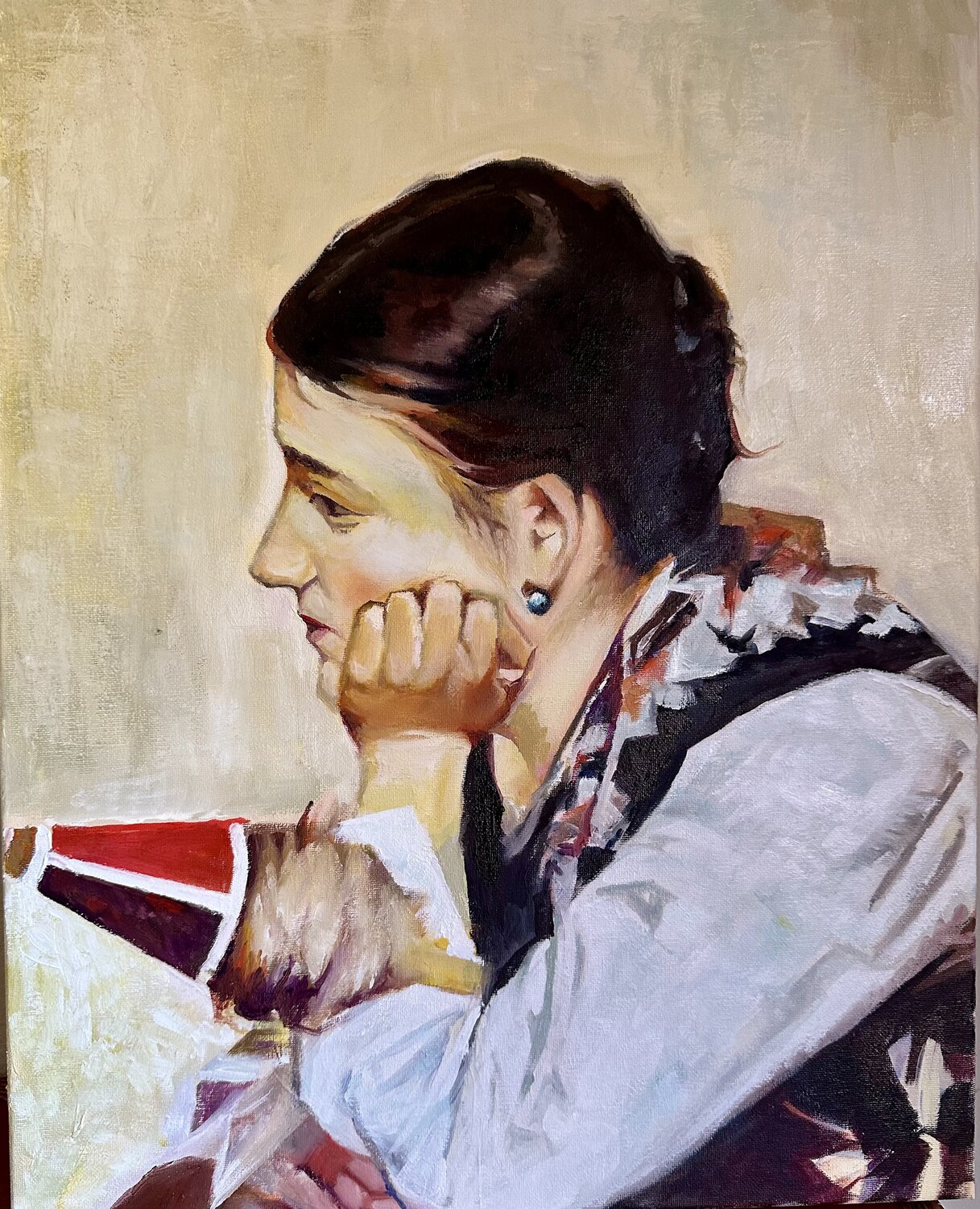 Spinner Deep in Thought Qingzhu Lin