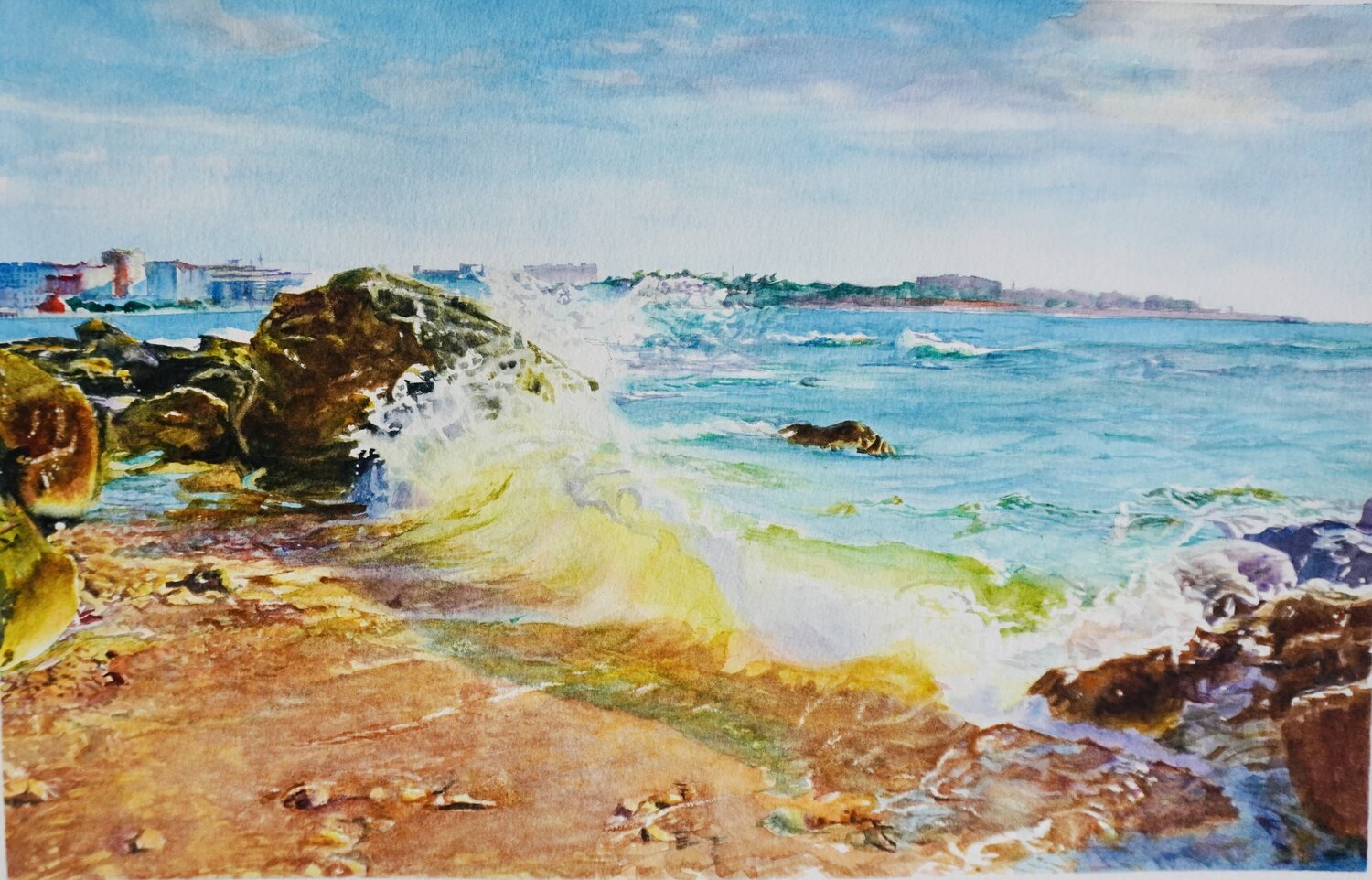 Crashing Waves Qingzhu Lin