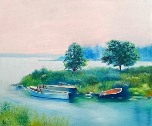 Afternoon in Sweden by Ljuba Ananina, 絵画 for Sale on Singulart