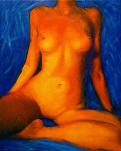 In the color of joy di Ljuba Ananina, Pittura in vendita su Singulart