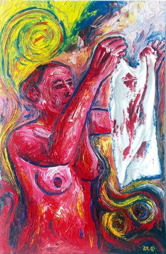 Estallido par Lamar Fría, Peinture en vente sur Singulart