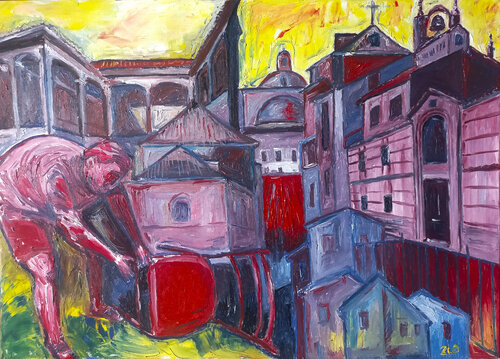 Déjame la silla par Lamar Fría, Peinture en vente sur Singulart