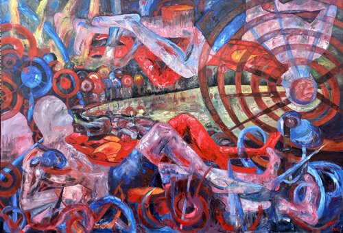 Sueños de Peloche van Lamar Fría, Schilderij te koop op Singulart
