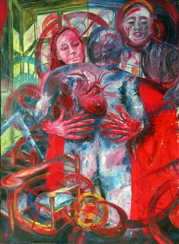 Abrazo de Lamar Fría, Pintura a la venta en Singulart