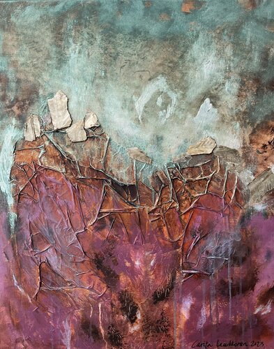 Hidden treasures par Carita Laukkonen, Peinture en vente sur Singulart