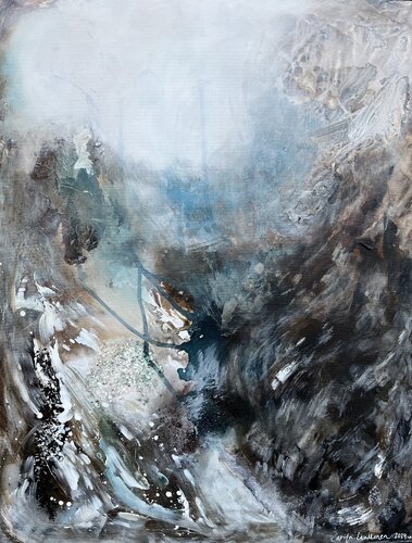 Under His wings par Carita Laukkonen, Peinture en vente sur Singulart