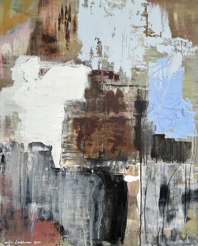 Overflowing cups par Carita Laukkonen, Peinture en vente sur Singulart