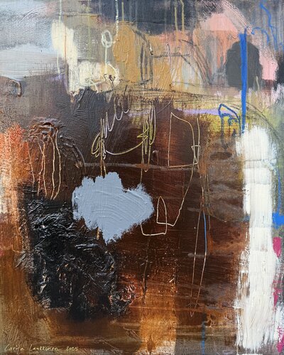 New harbour on sight by Carita Laukkonen, 회화 for Sale on Singulart