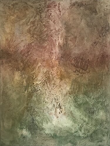 Emergence - Green II von Wiebke Loosen, Malerei kaufen auf Singulart