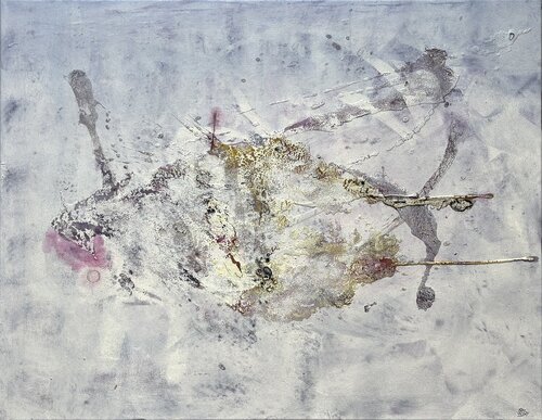 I have never seen you, up there among the living creatures di Wiebke Loosen, Pittura in vendita su Singulart