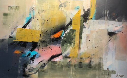 The path of the random di Mariana Eiras, Pittura in vendita su Singulart