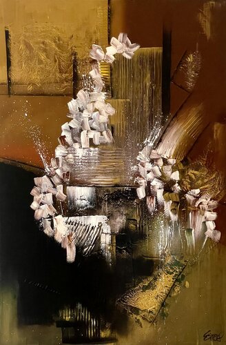 The ecstasy of gold par Mariana Eiras, Peinture en vente sur Singulart