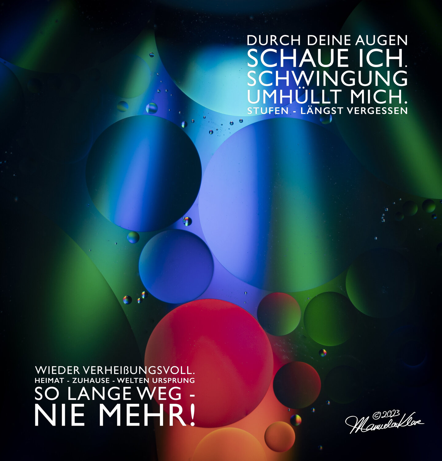 LIEBENDE UNENDLICHKEIT #3 Manuela Klare