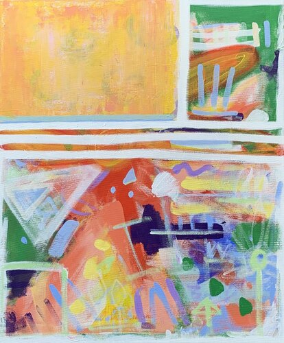 LA FÊTE by Aline Zentsch, Painting for Sale on Singulart