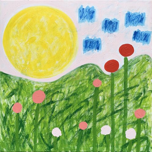 THE SUN IS SHINING! van Aline Zentsch, Schilderij te koop op Singulart