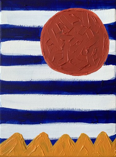 AHOI van Aline Zentsch, Schilderij te koop op Singulart