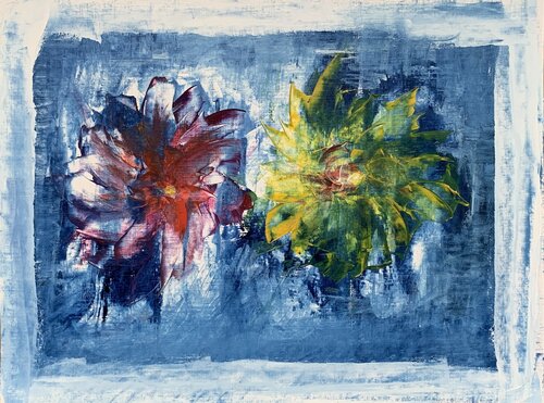 FLOWER/COMEBACK von Aline Zentsch, Malerei kaufen auf Singulart