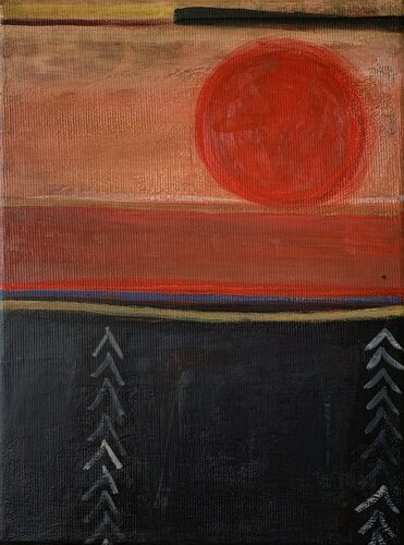 STEHEN by Aline Zentsch, Painting for Sale on Singulart