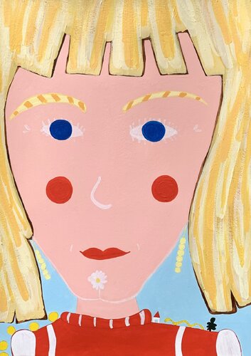 BIG HEAD de Aline Zentsch, Pintura a la venta en Singulart