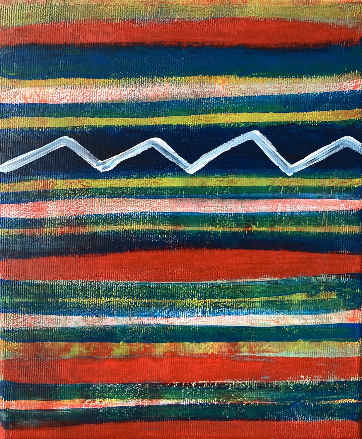 BUNT Aline Zentsch Origineel schilderij te koop