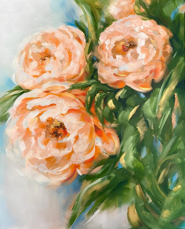 "SOLAR PEONIES" TATIANA KARAPETIAN