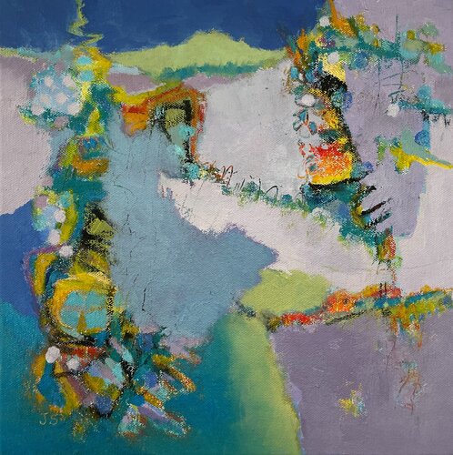 Happy Circles von Jenny Shaw, Malerei kaufen auf Singulart