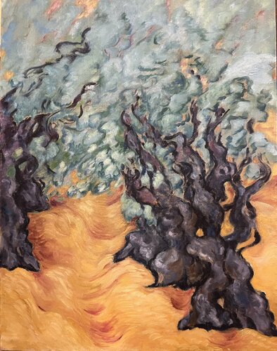 Olive trees von Elena Baltser, Malerei kaufen auf Singulart