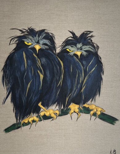 Birds by Elena Baltser, Painting for Sale on Singulart