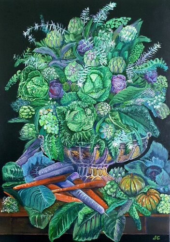 Bouquet of Heals. van Galyna Antonenko, Schilderij te koop op Singulart