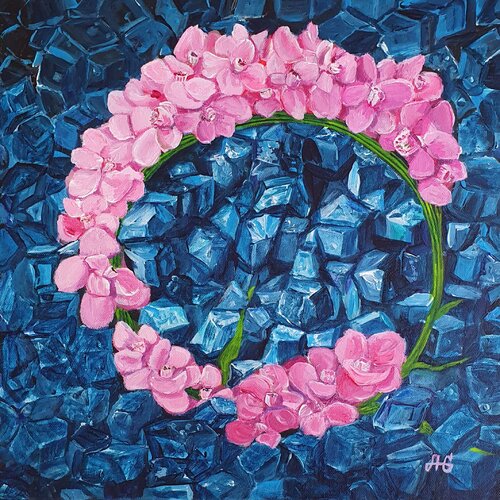 Tenderness in ice. van Galyna Antonenko, Schilderij te koop op Singulart