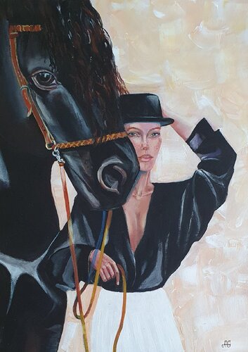 A Bond of Trust. van Galyna Antonenko, Werk op papier te koop op Singulart