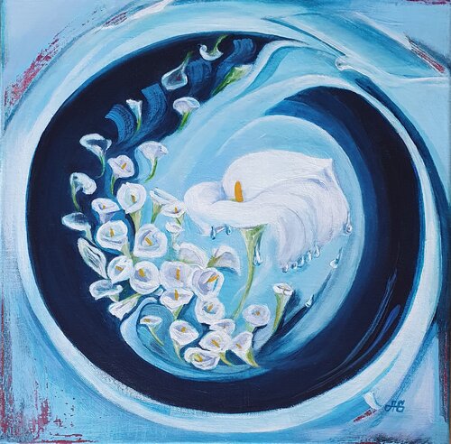Spiral  of Morning Light. by Galyna Antonenko, Painting for Sale on Singulart