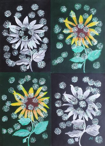 Flowers as life. di Galyna Antonenko, Opera su carta in vendita su Singulart