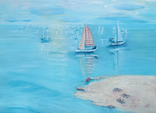 Crab Island. de Galyna Antonenko, Obra en papel a la venta en Singulart