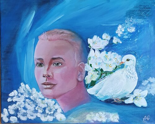 Girl of the Future. van Galyna Antonenko, Schilderij te koop op Singulart