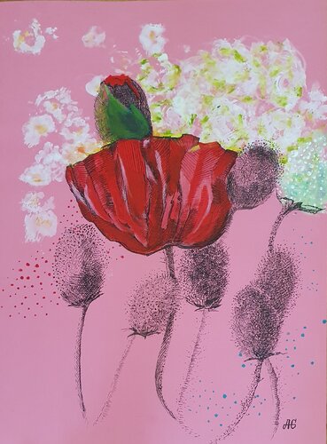 Summer Day. par Galyna Antonenko, Œuvre sur papier en vente sur Singulart
