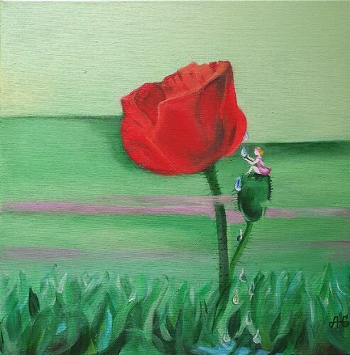 Between Reality and Dream. van Galyna Antonenko, Schilderij te koop op Singulart