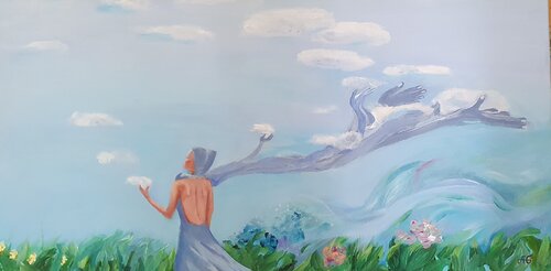 Letting the Sky go. von Galyna Antonenko, Malerei kaufen auf Singulart