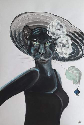 Queen of Spades. par Galyna Antonenko, Œuvre sur papier en vente sur Singulart