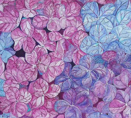 Hydrangea  Lace.. by Galyna Antonenko, 소묘 for Sale on Singulart