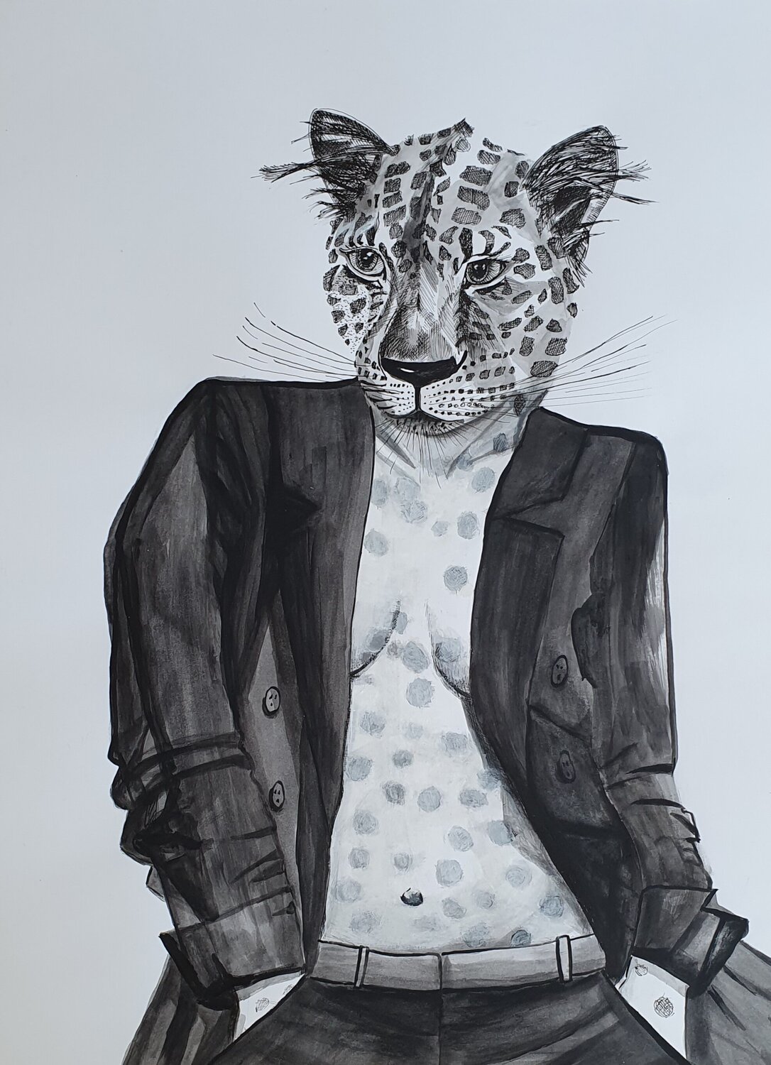 Wild Grace in  Black. Galyna Antonenko