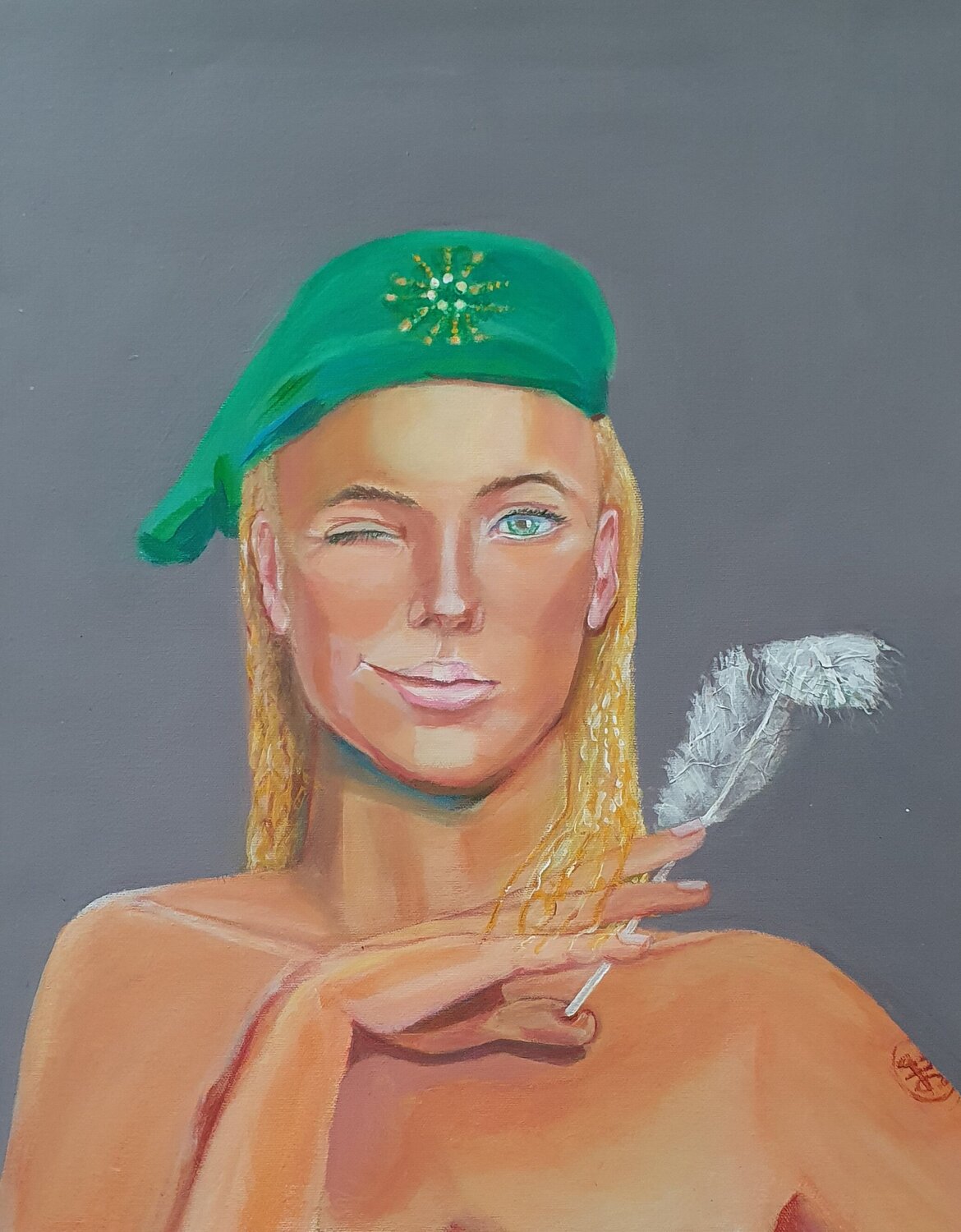 She know the secret of the Wind. Galyna Antonenko