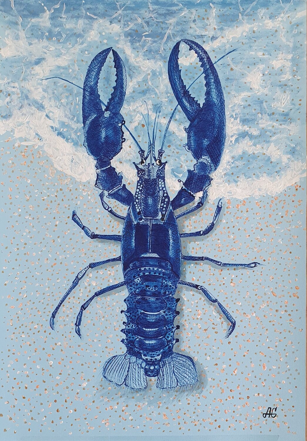 Blue Majesty. Galyna Antonenko