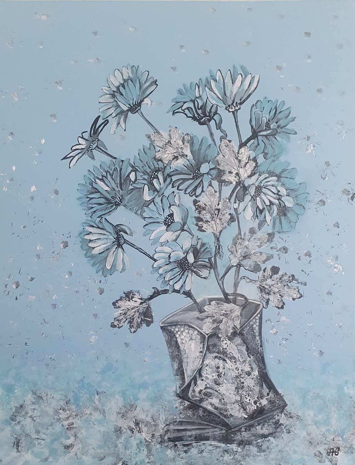 Snow Rhapsody. Galyna Antonenko Original painting for sale