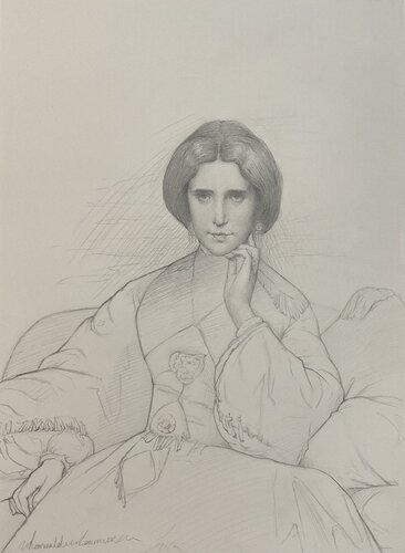 Dessin de Madame de Loynes d'après Amaury-Duval von Romuald Cormier, Zeichnungen kaufen auf Singulart