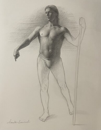 Académie N° 2 par Romuald Cormier, Dessin en vente sur Singulart