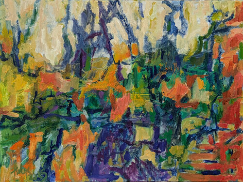 Park di Helge Hensel, Pittura in vendita su Singulart