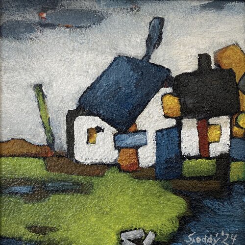 The old Island Village di Sjoddy, Pittura in vendita su Singulart